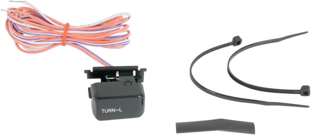 Drag Specialties - 21060085 - Handlebar Switch Kit - Left-Side - Turn Signal - Black