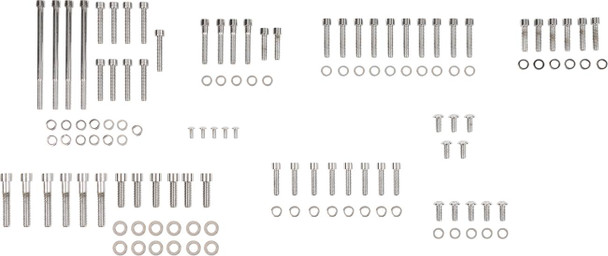 Drag Specialties - 24010763 - Bolt Kit - Complete Motor - Smooth/Socket-Head - '07-'17 Softail/Dyna Drag Specialties - 24010763 - Bolt Kit - Complete Motor - Smooth/Socket-Head - '07-'17 Softail/Dyna