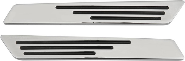 Drag Specialties - 35010962 - Saddlebag Hinge Inserts - Chrome - FL '14-'25