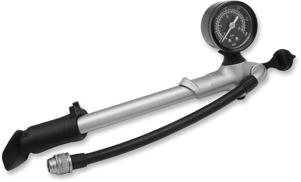 Drag Specialties - 38050082 - Air Pump with Gauge - 0-30