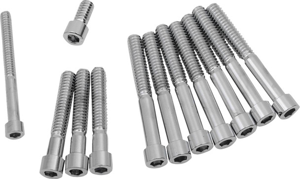 Drag Specialties - DS190391S - Bolt Kit - Primary Cover Only - Socket-Head/Smooth - '71-'76 Sportster