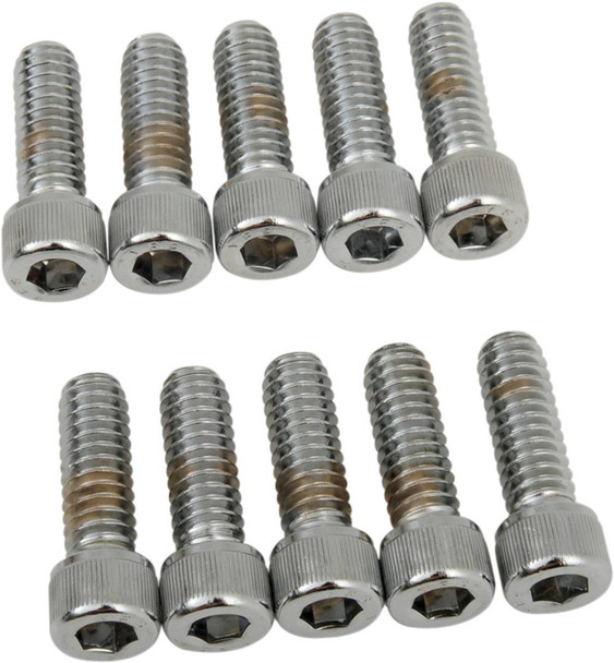 Drag Specialties - DS190535 - Bolts - Socket-Head - Knurled - 1/4-20 x 3/4" Drag Specialties - DS190535 - Bolts - Socket-Head - Knurled - 1/4-20 x 3/4"