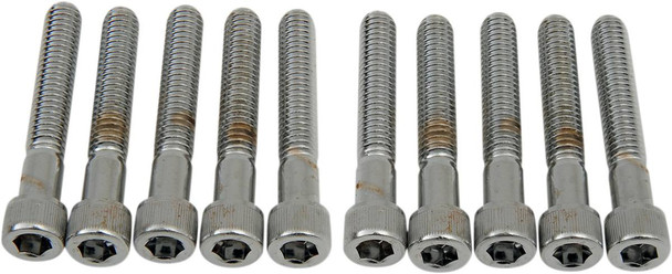 Drag Specialties - DS190550 - Bolts - Socket-Head - Knurled - 5/16-18 x 2"