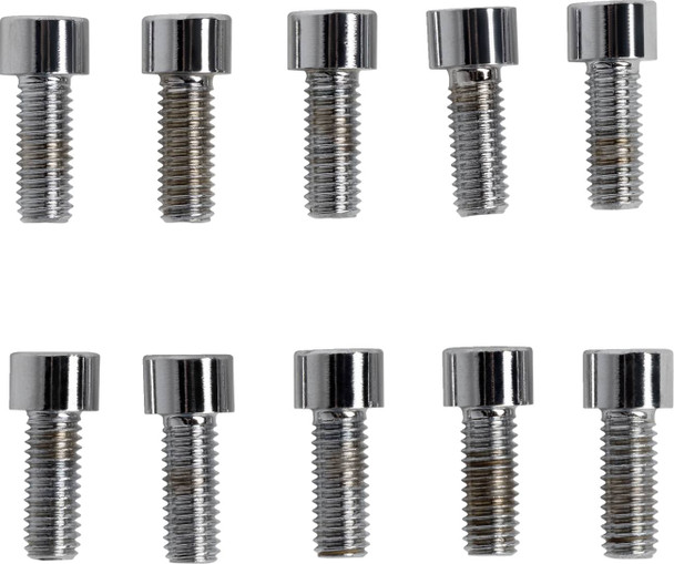 Drag Specialties - DS190595S - Bolts - Socket-Head - Replacement - Smooth/Fine Thread - #10-32 x 1/2" - 10 Pack