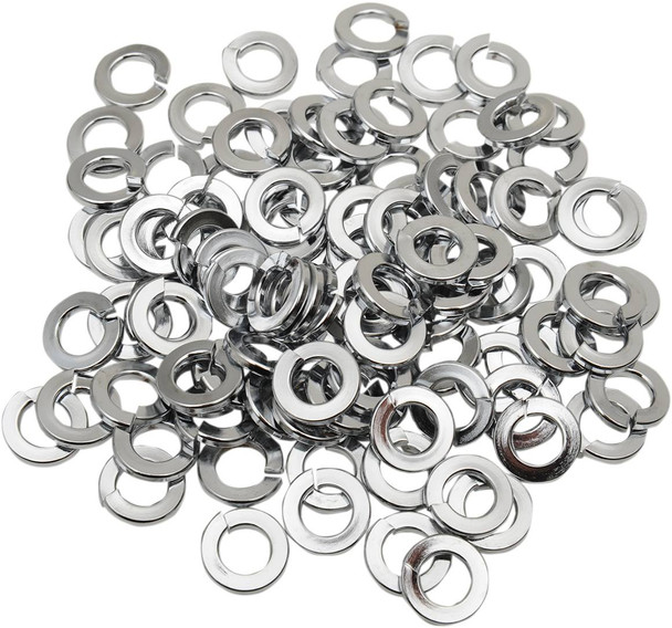 Drag Specialties - DS190651 - Washers - Lock - 1/4" - Chrome