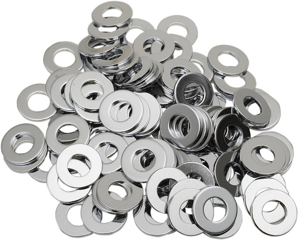 Drag Specialties - DS190656 - Washers - Flat - 3/8" - Chrome Drag Specialties - DS190656 - Washers - Flat - 3/8" - Chrome