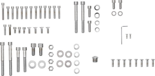 Drag Specialties - DS190767S - Bolt Kit - Motor - Smooth - FX/FL