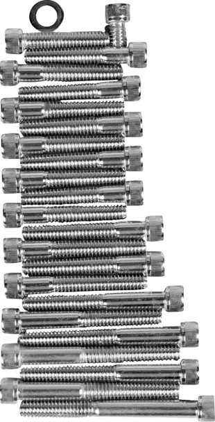 Drag Specialties - DS190798 - Bolt Set - Cam/Primary/Sprocket Cover - Socket-Head/Knurled - '86-'90 Sportster