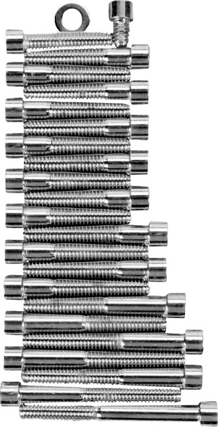 Drag Specialties - DS190798S - Bolt Set - Cam/Primary/Sprocket Cover - Socket-Head/Smooth - '86-'90 Sportster