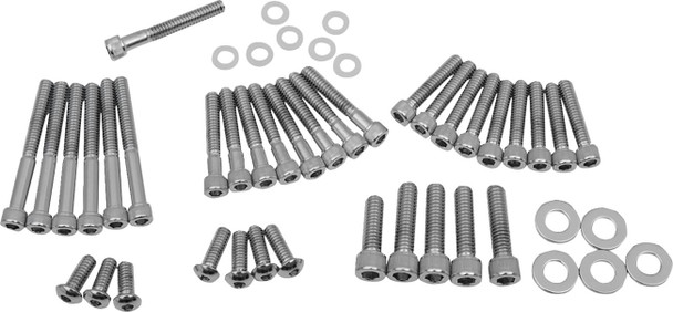 Drag Specialties - DS190818 - Bolt Kit - Cam/Primary/Transmission Cover - Socket-Head - FXR Drag Specialties - DS190818 - Bolt Kit - Cam/Primary/Transmission Cover - Socket-Head - FXR