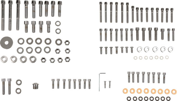 Drag Specialties - DS190870S - Bolt Kit - Complete Motor - Smooth/Socket-Head - '87-'94 FXR/Touring Drag Specialties - DS190870S - Bolt Kit - Complete Motor - Smooth/Socket-Head - '87-'94 FXR/Touring