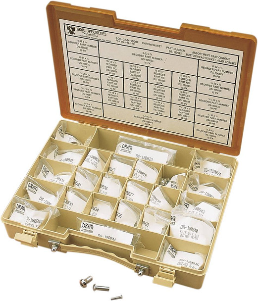 Drag Specialties - DS190995 - Bolts - Button Head/Assortment - Kit Drag Specialties - DS190995 - Bolts - Button Head/Assortment - Kit