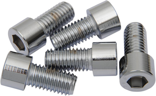 Drag Specialties - DS192310 - Bolts - Socket-Head/Replacement - Smooth/Coarse Thread - 1/2"-13 x 1" - 5 Pack