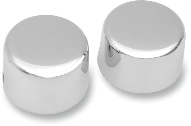 Drag Specialties - DS222881 - Axle Caps - Front - Pair - '72-'06 Harley-Davidson