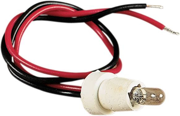 Drag Specialties - DS243804 - Replacement Rubber Socket/Bulb for Mini Speedos and Tachs