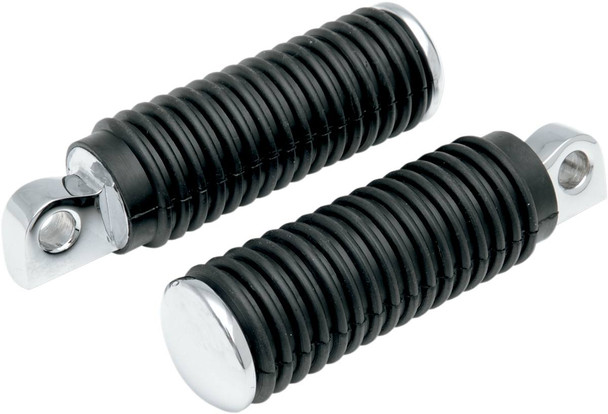 Drag Specialties - DS253406 - Passenger Pegs - Rubber - Chrome End Drag Specialties - DS253406 - Passenger Pegs - Rubber - Chrome End