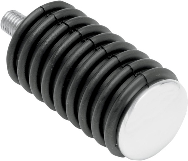 Drag Specialties - DS253407 - Shift Pegs - Rubber - Chrome End Drag Specialties - DS253407 - Shift Pegs - Rubber - Chrome End