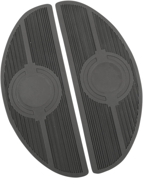 Drag Specialties - DS254401 - Replacement Floorboard Rubber - Half-Moon