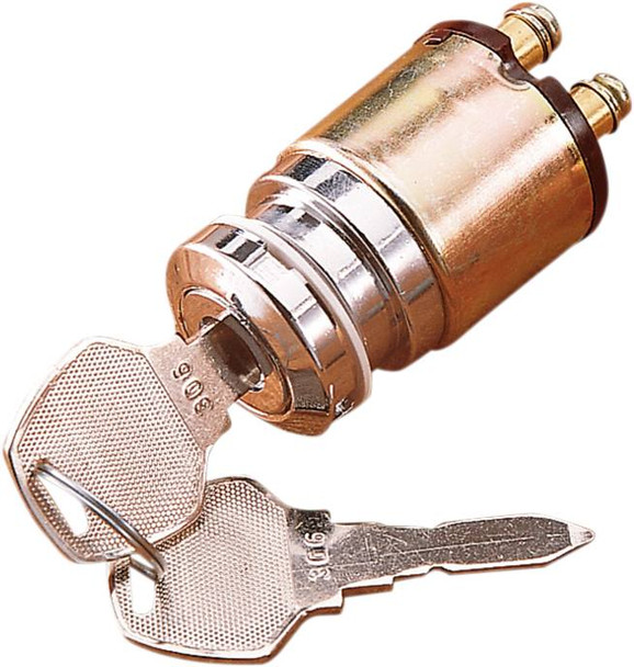 Drag Specialties - DS272114 - Chrome Ignition Switch - '86-'93 Harley-Davidson® Drag Specialties - DS272114 - Chrome Ignition Switch - '86-'93 Harley-Davidson®