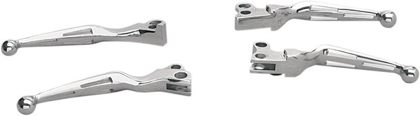 Drag Specialties - DS273138 - Levers - Slotted - Chrome