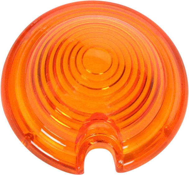 Drag Specialties - DS280060 - Replacement Amber Lens for Bullet Light