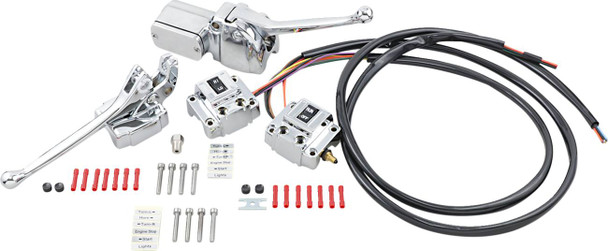 Drag Specialties - DS280354 - Handlebar Control Kit - w/ Switch - '72 - '81