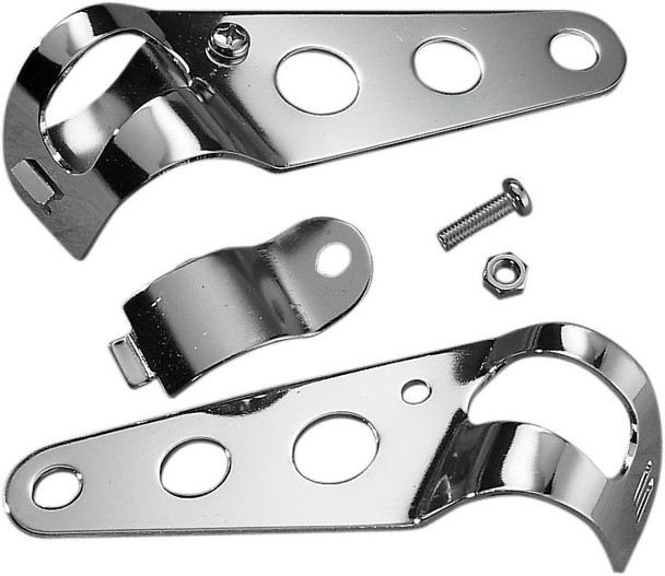 Drag Specialties - DS285050 - 5-1/2" Side-Mount Headlight Mount Bracket