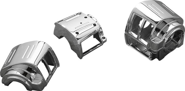 Drag Specialties - DS290723 - Handlebar Switch Housing Kit - Chrome