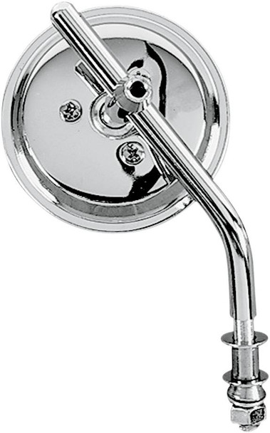 Drag Specialties - DS302051 - Mirror - Custom - Side View - Round - Chrome - Left/Right - 3" - Each