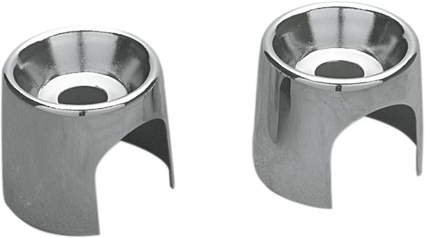 Drag Specialties - DS310011 - Upper Shock Bolt/Stud Cover - Chrome - '70-'86 FX/FL