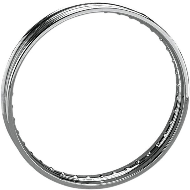 Drag Specialties - DS380318 - Rim - 40 Hole - Spun - Silver - 21x2.15