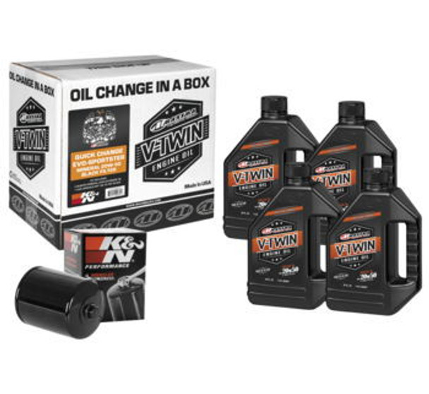 Maxima - Quick Change Evo-Sportster Mineral 20W50 Filter Kit