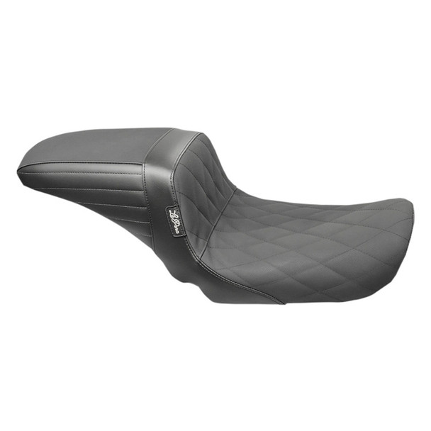 Le Pera - Black Diamond w/ Gripp Tape Kickflip Seat fits '04-'05 Dyna Models (Except FXDWG) (Open Box)
