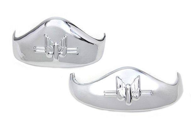 V-Twin - 50-0504 - Chrome Fender Tip Set