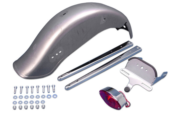 V-Twin - 50-0792 - Rear Fender Kit Bobbed - Fits 1957-1978 Harley-Davidson XL