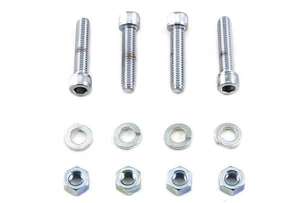 V-Twin - 50-1087 - Front Fender Mount Kit Chrome - Fits 1986-1999 Harley-Davidson FLST