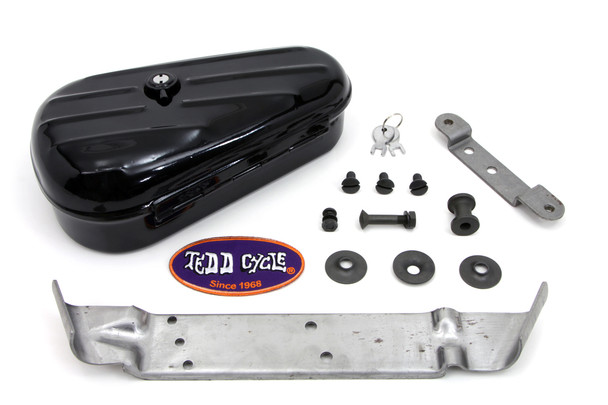 V-Twin - 50-1186 - Black Rigid Tool Box Kit