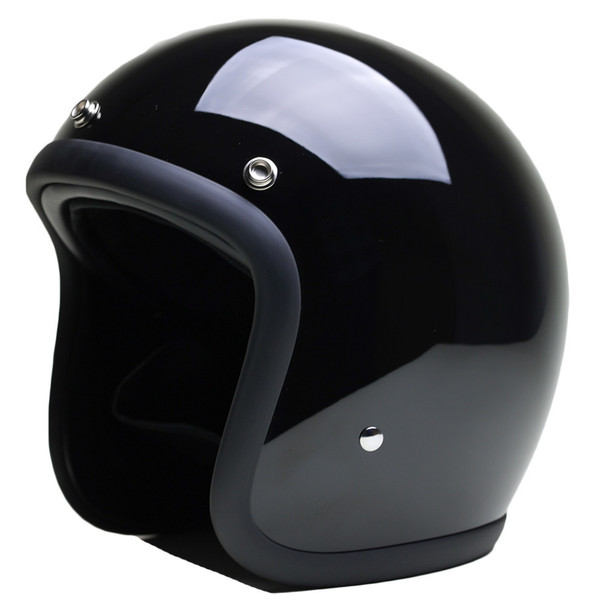 Deadbeat Customs - Deadbeat Slim Open Face 3/4 Novelty Helmet - Gloss Black