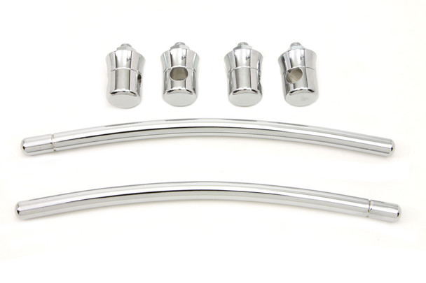 V-Twin - 50-1532 - Chrome Front Fender Trim Rail Kit