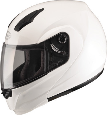 GMAX - MD04 Modular Motorcycle Helmet - Pearl White