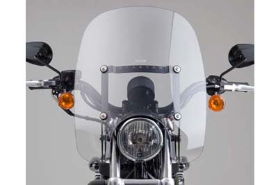 V-Twin - 51-0288 - Spartan Quick Release Windshield Clear