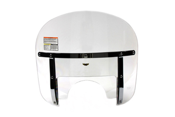 V-Twin - 51-0300 - Chopped Heavy Duty Windshield Clear Tint