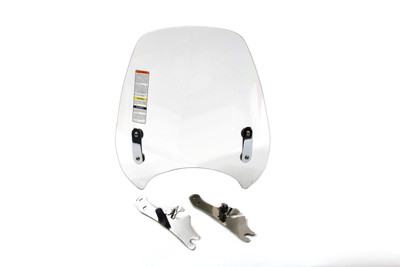 V-Twin - 51-0334 - Switchblade Detachable Clear Windshield