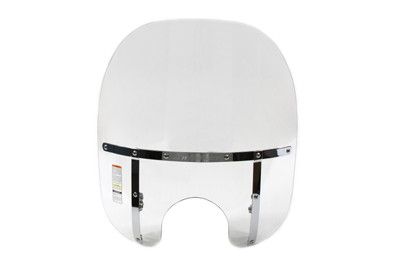 V-Twin - 51-0353 - Switchblade Detachable Clear 2-Up Windshield