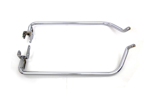 V-Twin - 51-0482 - Chrome Saddlebag Support Set