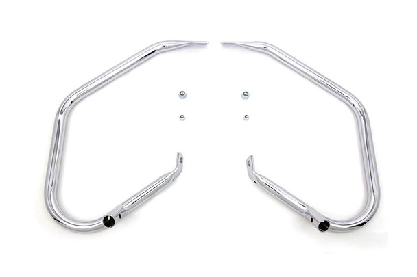 V-Twin - 51-0850 - Chrome Profile Rear Frame Bar Set