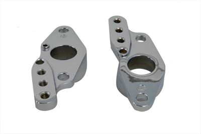 V-Twin - 51-0992 - Swingarm Pivot Mount End Caps Chrome - Fits 1982-2006 Harley-Davidson FLT