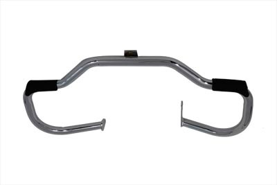 V-Twin - 51-0995 - Chrome Front Engine Bar with Footpeg Pads
