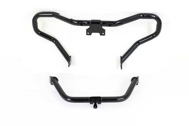 V-Twin - 51-1071 - Black Chopped Front Engine Guard