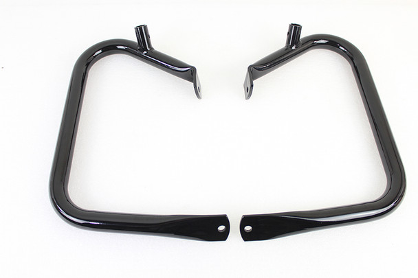 V-Twin - 51-1348 - Black Rear Buffalo Engine Bar Set - Fits 1997-2013 Harley-Davidson FLHT, 1997-2008 FLHX, 1997-2003 FLTR, 1997-2013 FLHR